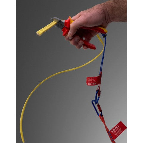 38" Tool Tethering Lanyard with Captive Eye Carabiner - First Choice Electric