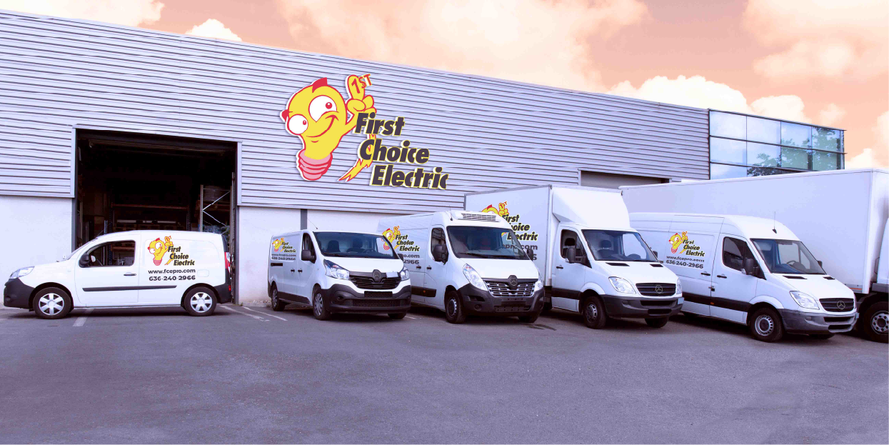 First Choice Electric licensed electrician performing panel upgrade and electrical installation in St. Charles County Missouri