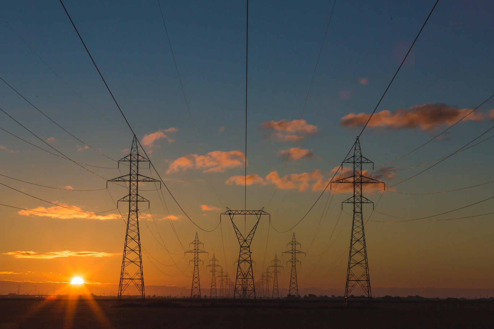 telephone-wires-at-sunset - First Choice Electric