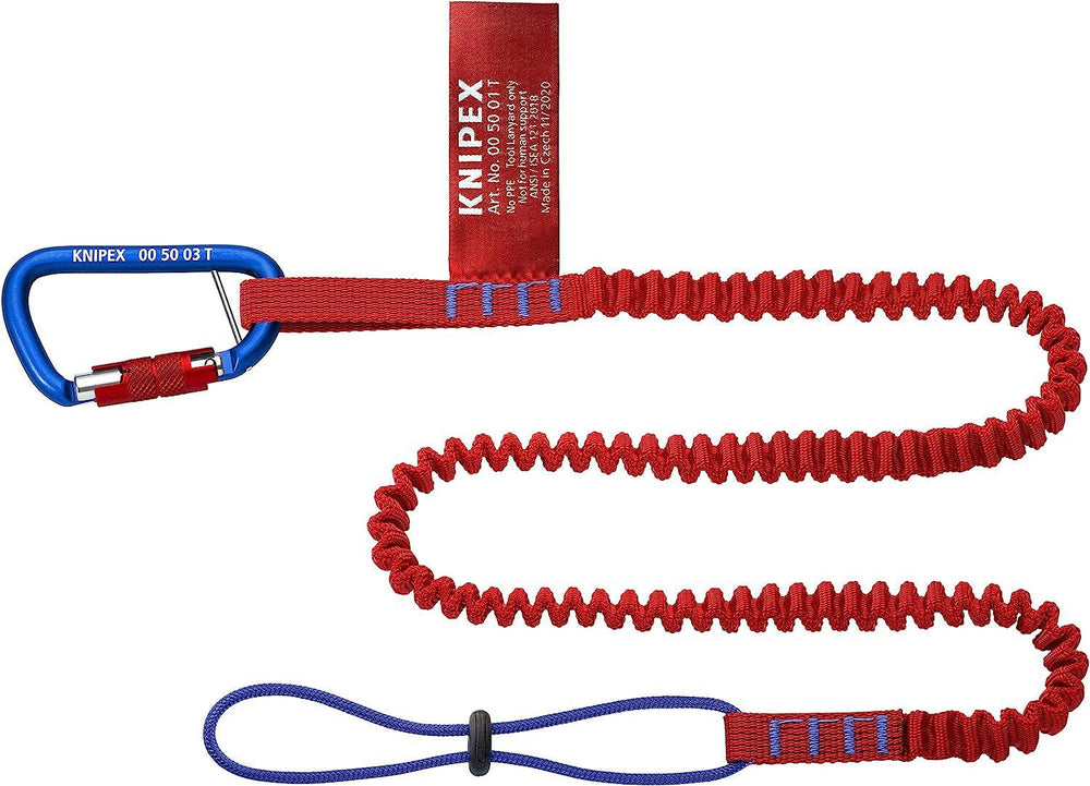38" Tool Tethering Lanyard with Captive Eye Carabiner - First Choice Electric