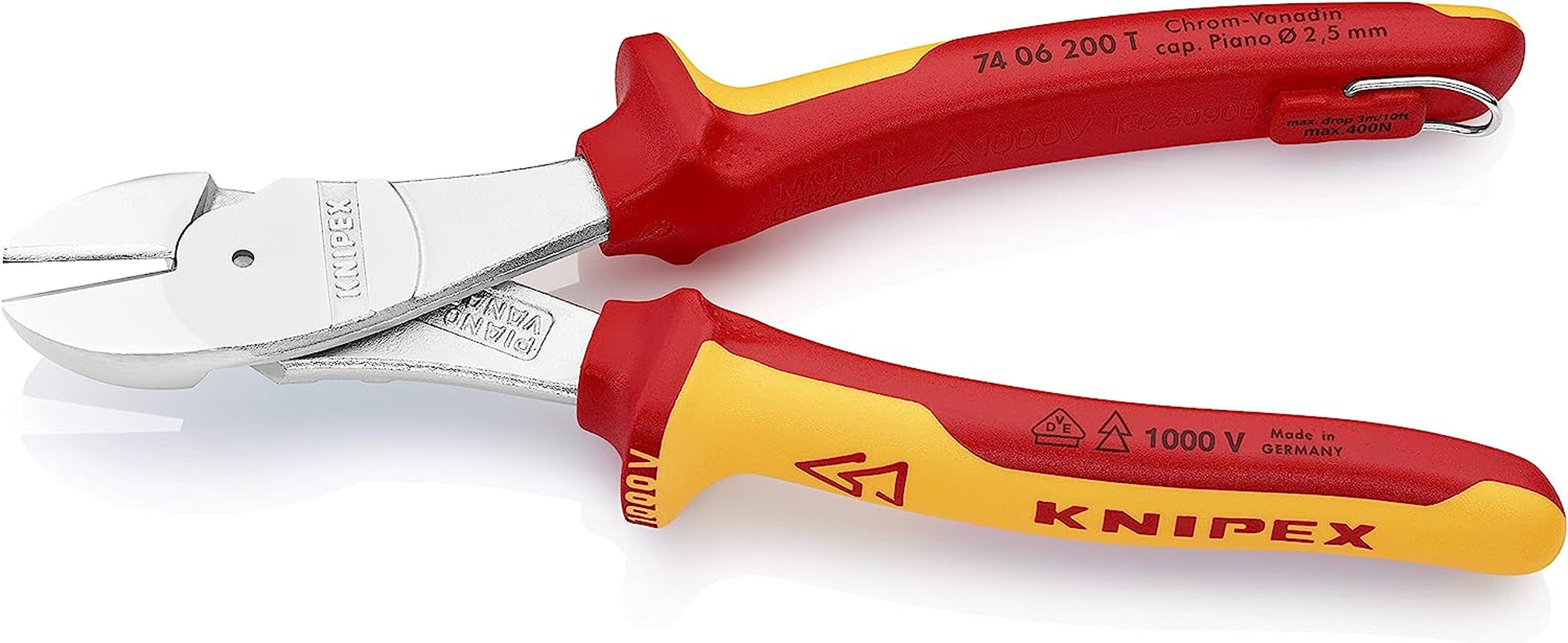 High Leverage Diagonal Cut 1000V Insulated Tethered Att