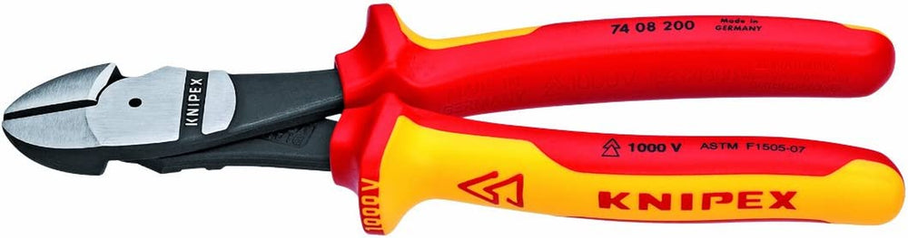 - 74 08 200 US Tools - High Leverage Diagonal Cutters, 1000V Insulated (7408200US)