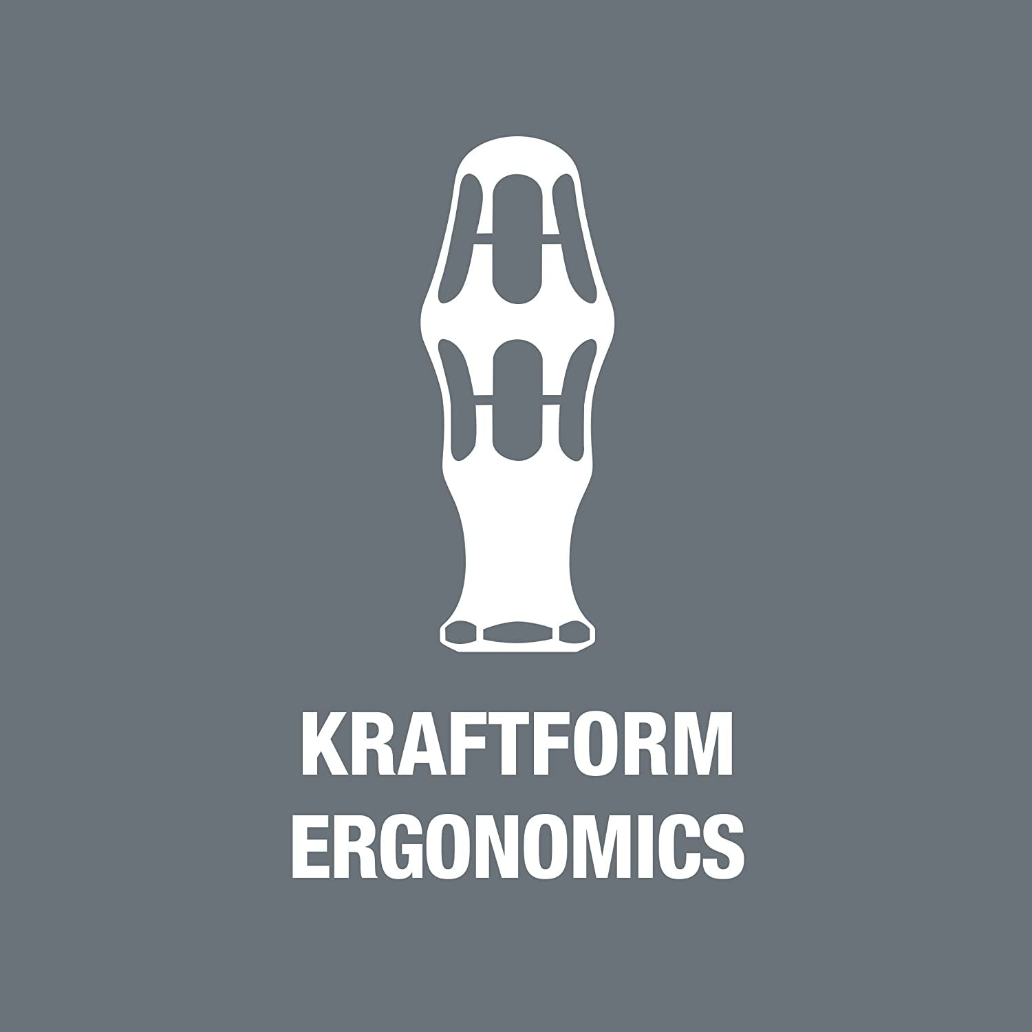 Kraftform Plus 334/6 Screwdriver Set with Rack and Lasertip, (Piece of 6)