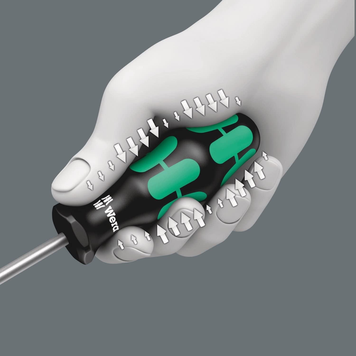 Kraftform Plus 334/6 Screwdriver Set with Rack and Lasertip, (Piece of 6)