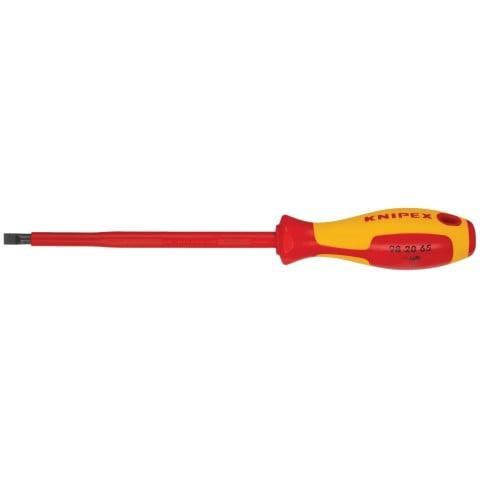 10 1/4" Slotted Screwdriver, 6"-1000V Insulated, 1/4" tip - First Choice Electric