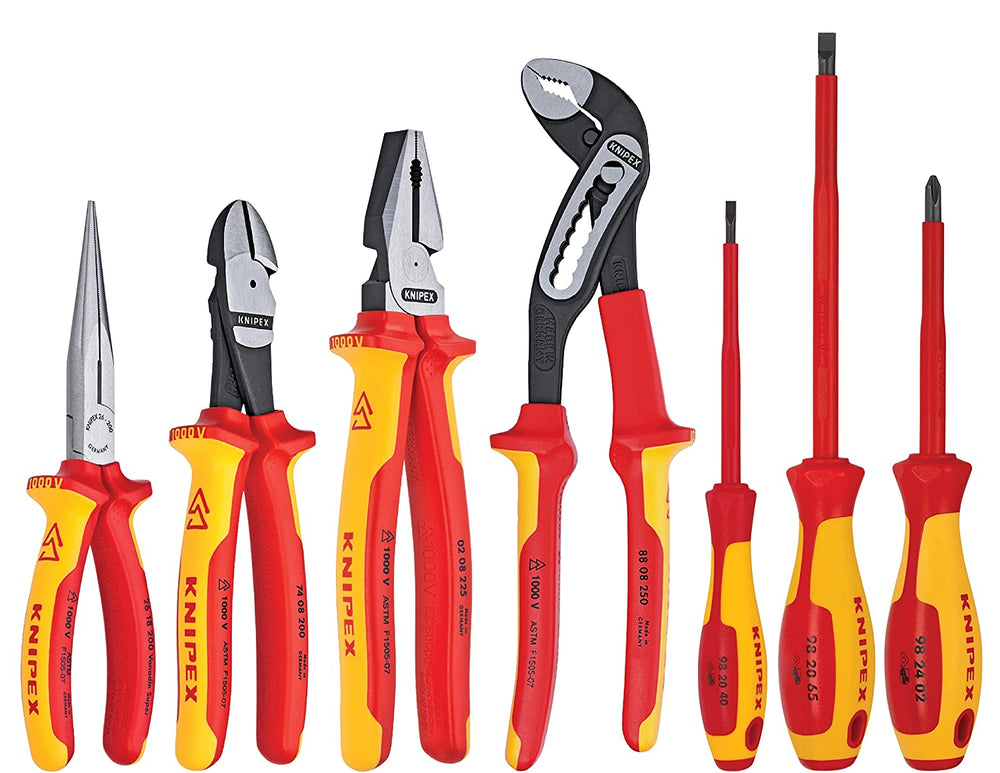 KNIPEX Tools - 9K 98 98 27 US Insulated Tool Set, 7 Pc. (9K989827US)