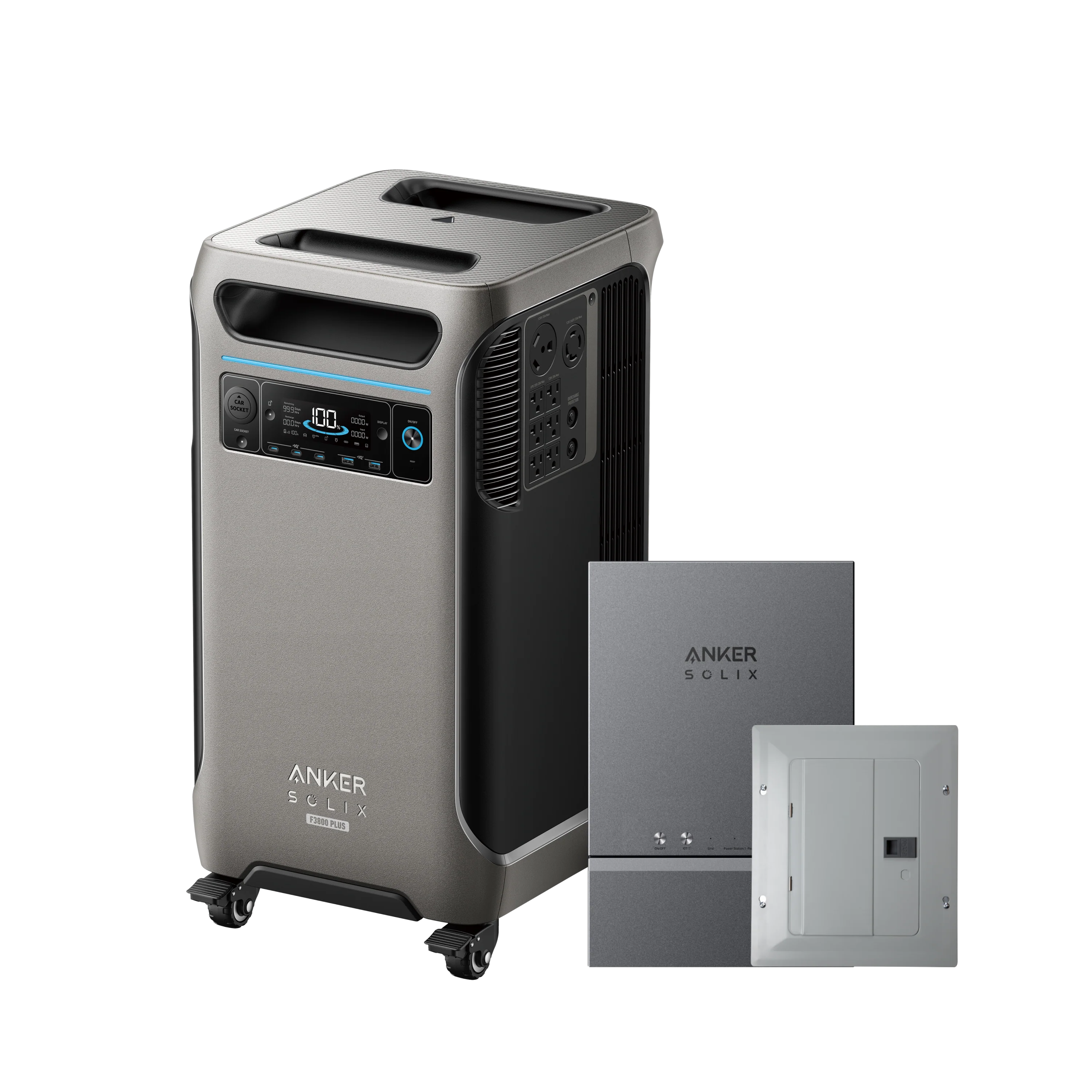 Anker SOLIX F3800 portable power station - silent battery backup alternative to gas generators