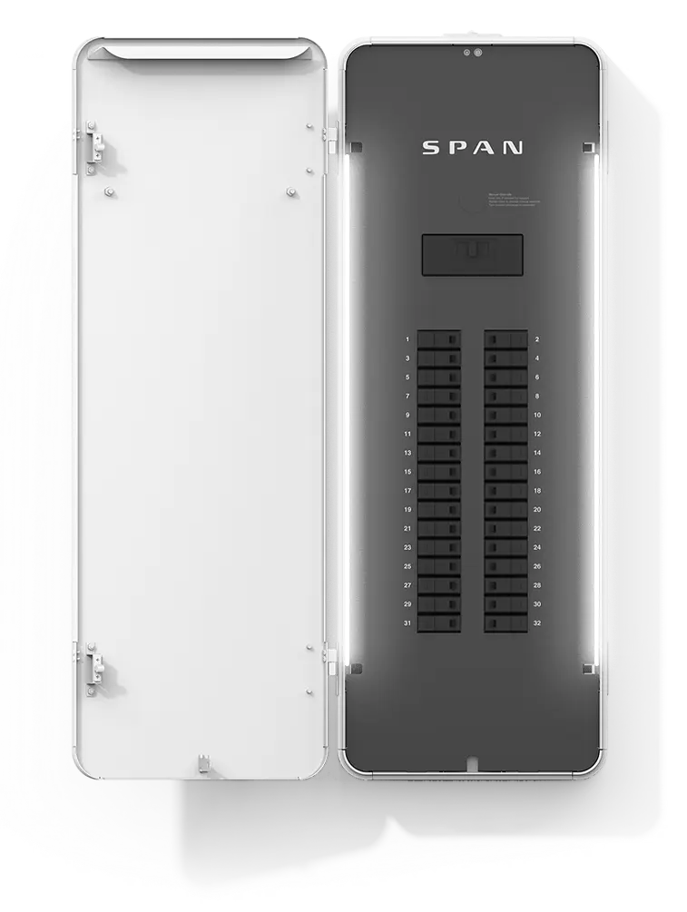 Span Smart Electrical Panel with app-controlled circuits and energy monitoring